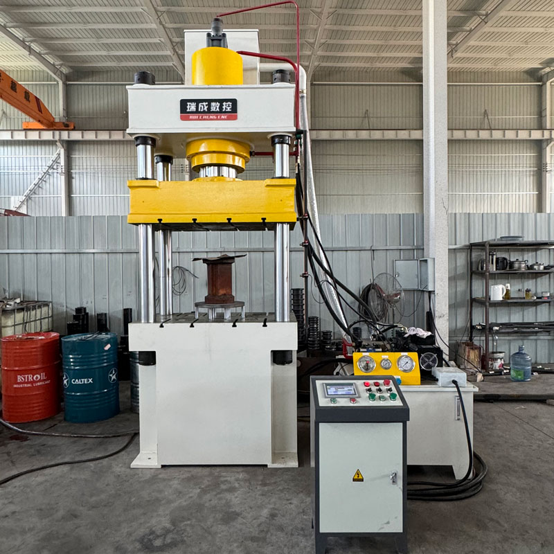 315噸三梁四柱液壓機多桿頂出 315噸拉伸壓力機帶plc 315T油壓機