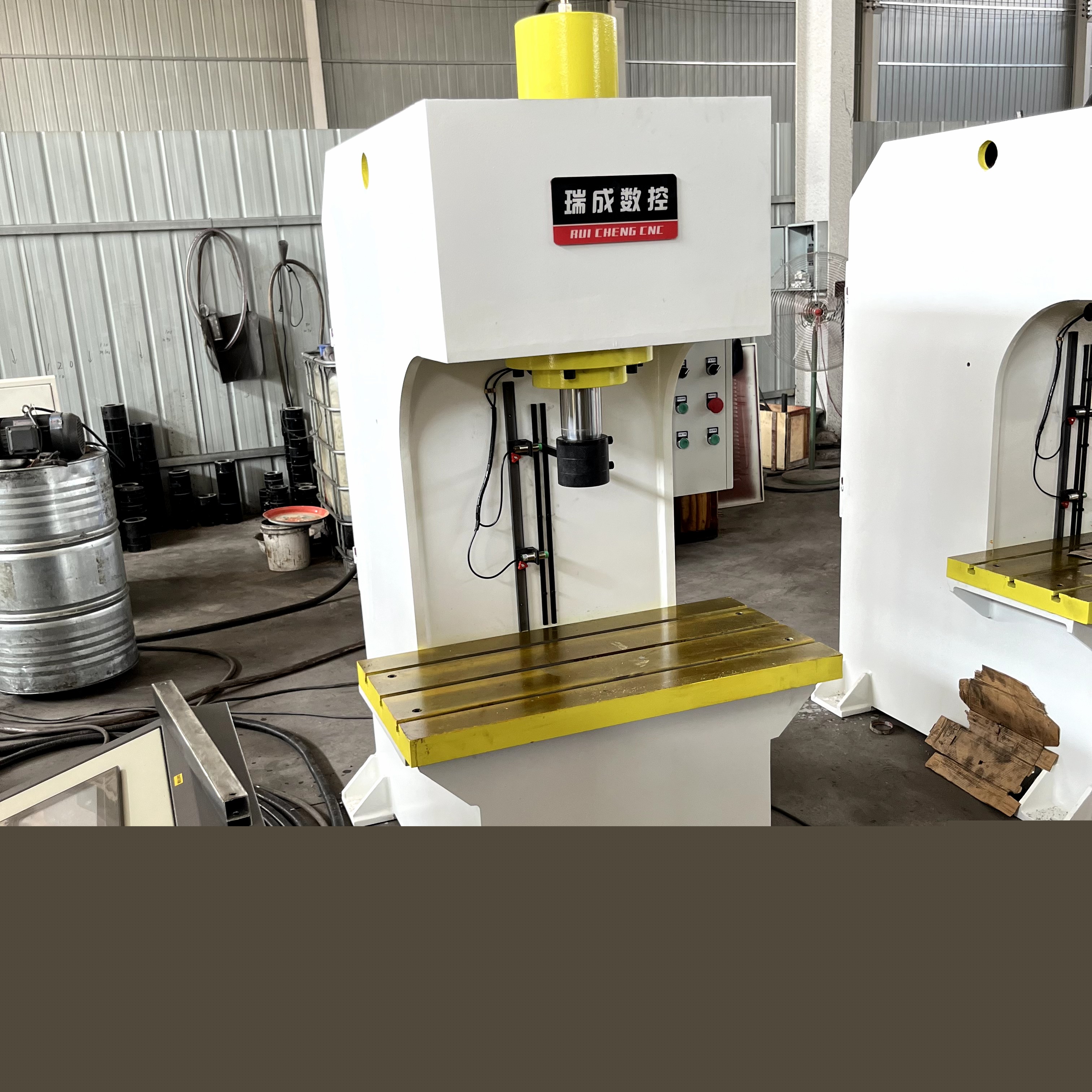 50T大臺面單臂液壓機校直整形